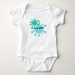 Body Je Peux Nager Le Bodysuit Pour Bébé