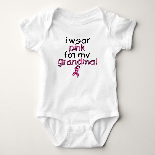 Body Je porte le rose pour ma grand-maman ($18,95) (Devant)