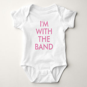 Body Je suis avec le groupe   Bodysuit bébé fille enfan