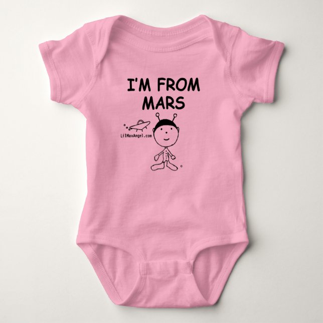 Body Je Suis Du Bodysuit Bébé Mars (Devant)