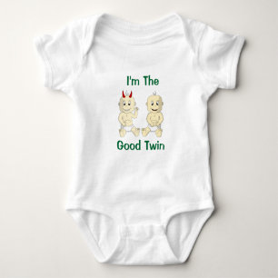 Body Je suis la bonne chemise jumelle de bébé