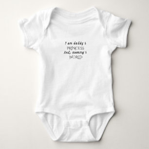 Body Je suis la PRINCESSE de papa et le MONDE de maman