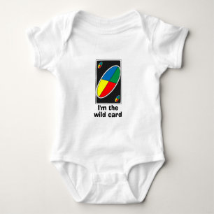 Body Je suis la Wild Card Costume pour bébé amusant a