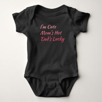 Body Je suis mignon, la combinaison de bébé fille de pa