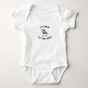 Body Je suis nouveau pour le costume de bébé Herd Vac