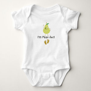Body Je suis Pear-fect, Baby Fruit Cadeau Funny mignon 