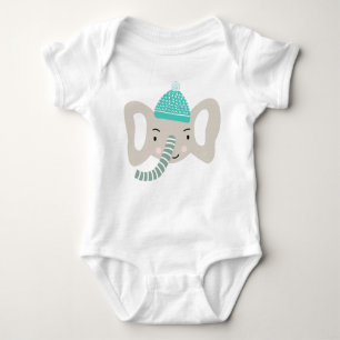 BODY JE SUIS SI MIGNON   FUNNY HIVER ELEPHANT   SCANDI 