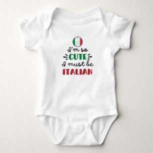 Body Je suis si mignon que je dois être italien