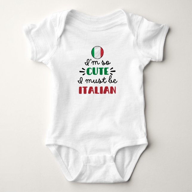 Body Je suis si mignon que je dois être italien (Devant)