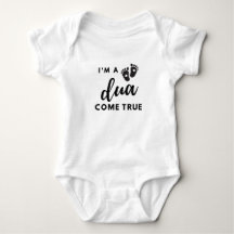 Je suis un Dua Come True Muslim Baby vêtements