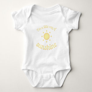 Body "Je suis un petit raie combinaison infantile de