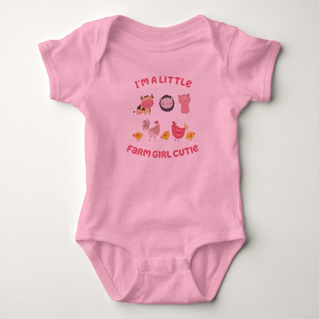 Body Je suis une petite fille de ferme Cutie Infant une (Devant)