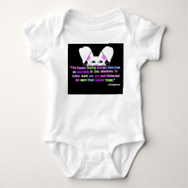 Body Je Te Vois, Costume De Jersey Baby Bunny Pâques