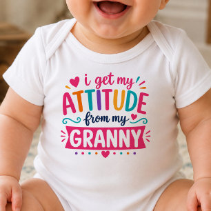 Body Je Tiens Mon Attitude De Ma Grand-mère Bodysuit