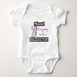 Body Je vais être un grand t-shirt de chat soeur