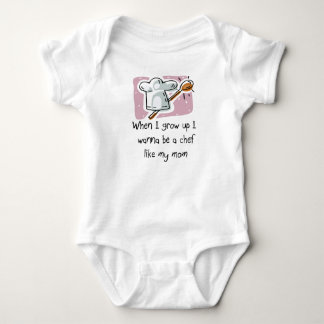 Body Je veux être un chef comme mon T-shirt de bébé de