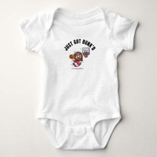 Body Je viens de Dunked Funny Baptism Baby Bodysuit Cad