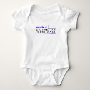 Body Jérémie 1:5 Chrétienne Bodysuit Baby Bodysuit One 