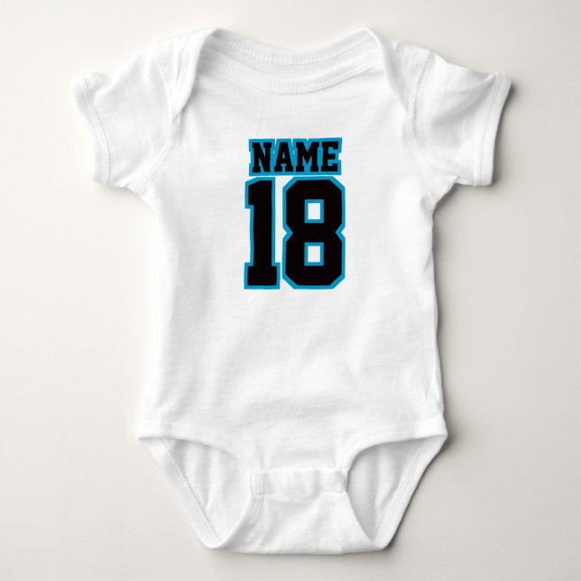 Body Jersey de football en un morceau BLEU BLACÉ avant (Devant)