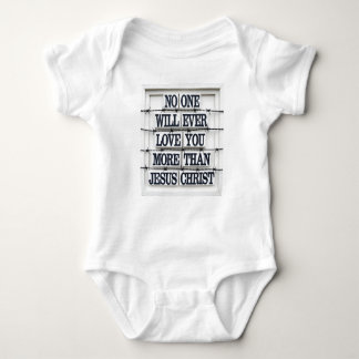 Body Jesus Love Citation Bébé Bodysuit