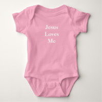 Jésus M'Aime. Costume de bébé Jersey