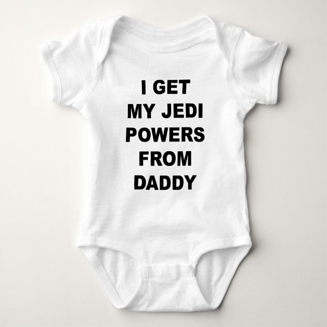 Body J'obtiens mes puissances de Jedi du papa (Devant)