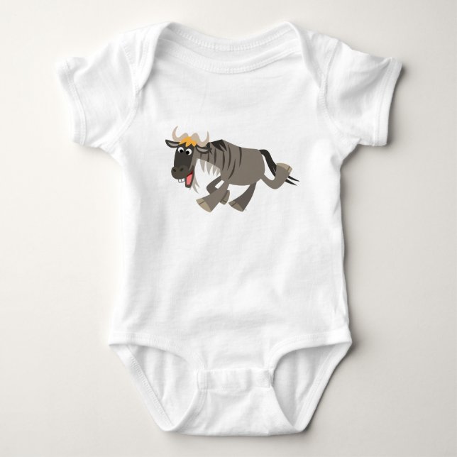 Body Joli dessin animé Wildebeest Baby (Devant)