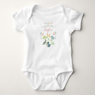 Body Joli dinosaure aquarelle bébé personnalisé