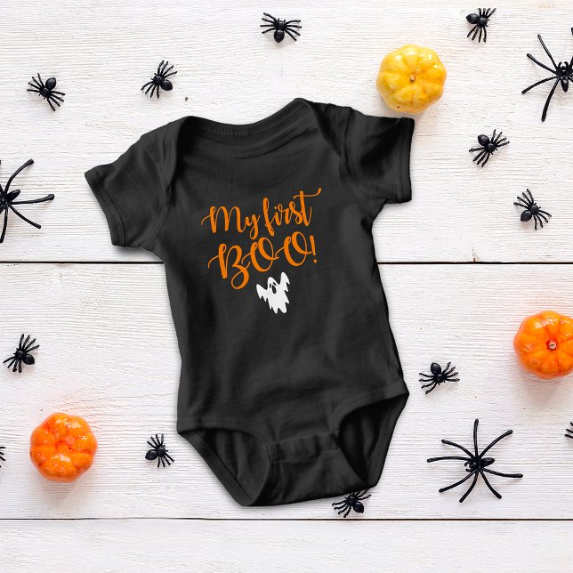 Body Joli Halloween Mon Premier Fantôme De Bois (Cute Halloween My First Boo Ghost Baby Bodysuit)
