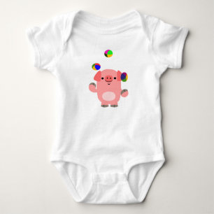 Body Joli Jonglage cartonné Cochon bébé Bodysuit