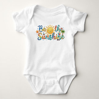 Body Joli T-Shirt Graphique Rétro Été Soyez Le Soleil