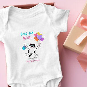 Body Joli Travail Maman Baby Shower Nouveau-né Chat Jou