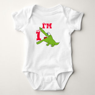 Body Jolie Alligator 1er Anniversaire T Chemise, Creepe