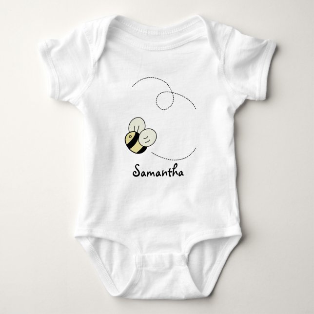 Body Jolie Bee Happy Bumble Bee Baby Creeper (Devant)