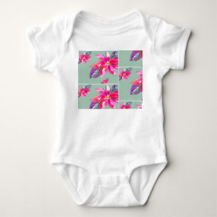 Body Jolie combinaison bébé fleur