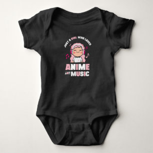 Body Jolie fille Anime Rose   pour Anime & Music Lover