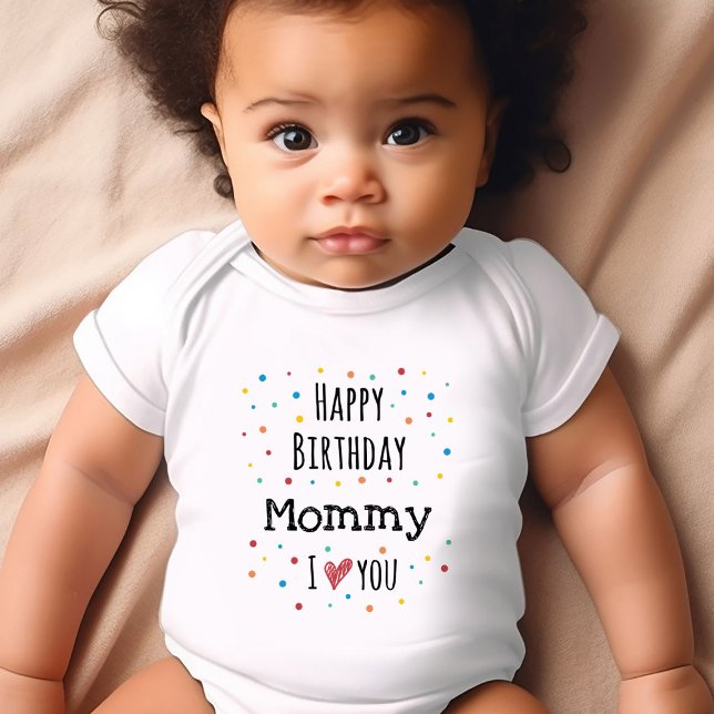 Body Jolie maman d'anniversaire (Happy BirthdayMommy Baby Bodysuits - Adorable Designs for Mom's Big Day!)