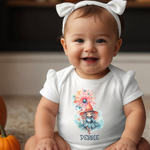 Body Jolie Sorcière Pastel Rose Féminin Aquarelle Hallo