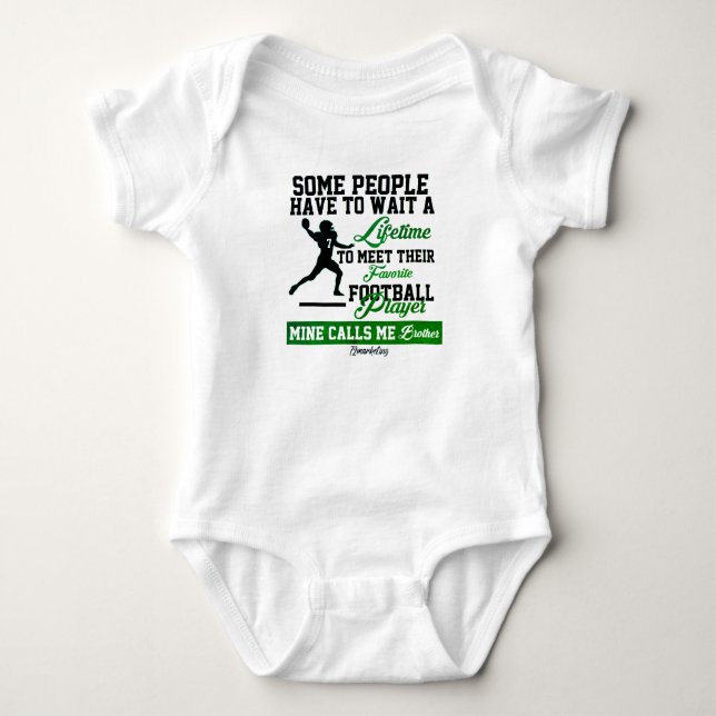 Body Joueur de football favori Quarterback Brother Baby (Devant)