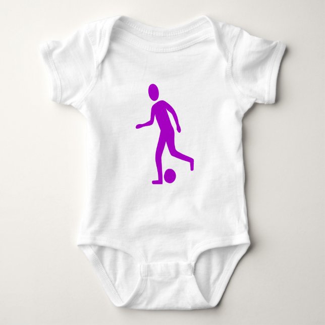Body Joueur de football - violet (Devant)