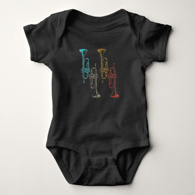 Body Joueur de trompette musicale Retro Wind Instrument (Devant)