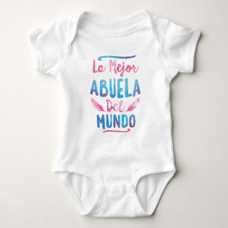 Body Jour de mères de Mejor Abuela Del Mundo Grandma de