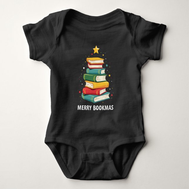 Body Joy Bookmas - Festive Book Stack for Book Lovers (Devant)