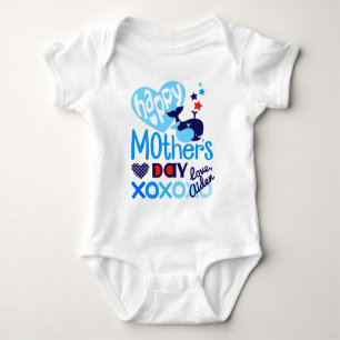 Body Joyeuse Fête des mères Baby Shirt Boys Whale Bodys