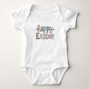 Body Joyeuses Pâques Lapin Floral Mignon Printemps Léop
