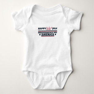 Body Joyeux 4 juillet fête de l'indépendance Amérique