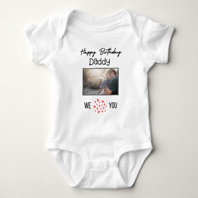 BODY JOYEUX ANNIVERSAIRE DADDY TEXTE ET PHOTO PERSONNAL (Devant)