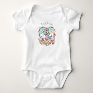 Body Joyeux Anniversaire Petit Dino Personnalisé