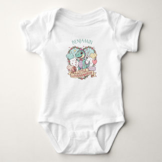 Body Joyeux Anniversaire Petit Dino Personnalisé