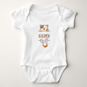 Body Joyeux Calico Cat Pékin derrière la coutume